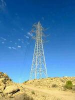 Electricity power pylon photo