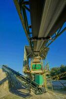 Industrial Gravel Quarry and Sand Stone Refinery photo