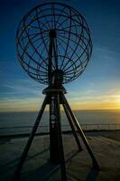 el globo a nordkapp, Noruega 2022 foto