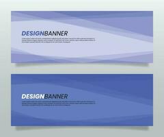 banner background design with dominant blue color. vector