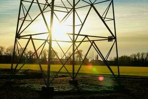 Electricity pole background photo