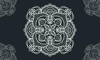 Mandala design. Abstract floral background Design. vector