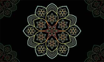 Mandala design. Abstract floral background Design. vector