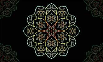 Mandala design. Abstract floral background Design. vector