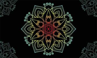 Mandala design. Abstract floral background Design. vector