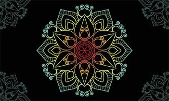 Mandala design. Abstract floral background Design. vector