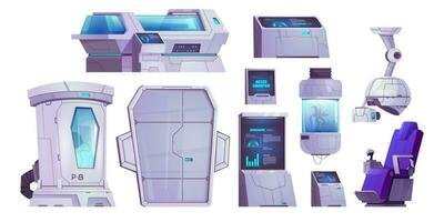 Cryogenic capsules from laboratory or spaceship vector