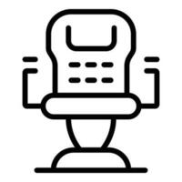 Gamer chair icon outline vector. Game furniture vector