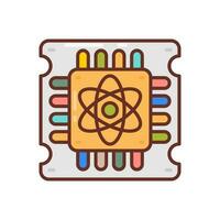 Quantum Computing icon in vector. Illustration vector