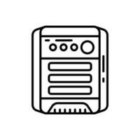 UPS icon in vector. Illustration vector