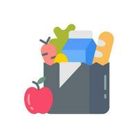 Groceries icon in vector. Illustration vector