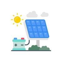 Solar Cells icon in vector. Illustration vector