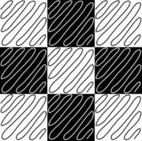 abstract black and white monochrome pattern. Geometry, calligraphy vector