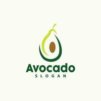 Avocado Logo, Fresh Fruit Vector, Symbol Icon Design vector