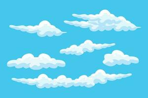 diseño de fondo de nube, ilustración de paisaje de cielo, vector de decoración, pancartas y carteles