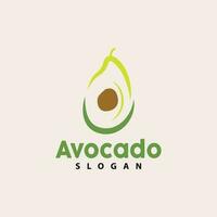 Avocado Logo, Fresh Fruit Vector, Symbol Icon Design vector