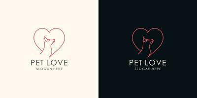 Animal logo vector design illustration with modern unique concept