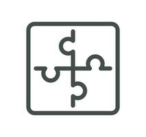 Core values related icon outline and linear vector. vector