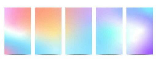 rainbow gradient for social media background vector