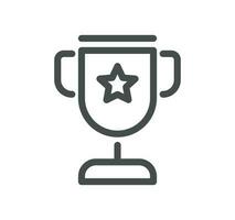 Core values related icon outline and linear vector. vector