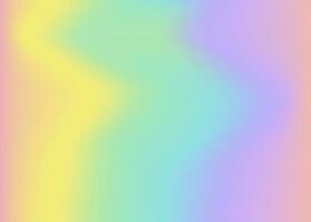 Holographic gradient pastel modern rainbow background. Rainbow abstract blur. Multicolored Vector stock illustration. Colors for design concepts, wallpapers, web, presentations and prints.