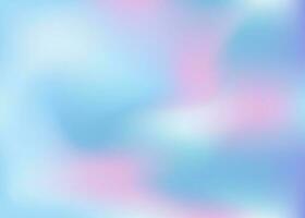 Holographic gradient pastel modern rainbow background. Rainbow abstract blur. Multicolored Vector stock illustration. Colors for design concepts, wallpapers, web, presentations and prints.