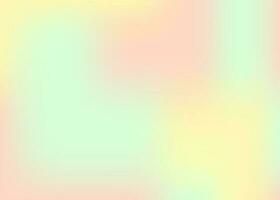 holográfico degradado neón vector ilustración. de moda pastel arco iris unicornio antecedentes. holograma colores líquido antecedentes. translúcido degradado neón holográfico fondo brillar impresión.