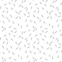 Abstract seamless pattern with wool. Vector illustration with oblong shapes. Monochrome background with small sticks.