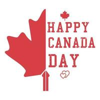 unique Canada Day t-shirt design vector