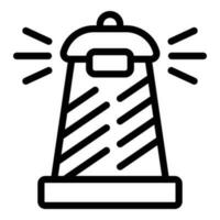 Process tower target icon outline vector. Idea report vector