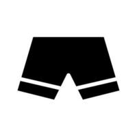 Shorts icon vector. Swimming trunks illustration sign. Briefs symbol ro logo. vector