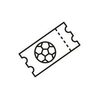 Football icon vector. Soccer illustration sign. Sport symbol or logo. vector