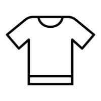 camiseta icono vector. formar ilustración signo. paño símbolo o logo. vector