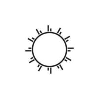 sunrays simple swirl symbol logo vector