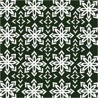 White snowflake on green background. vector