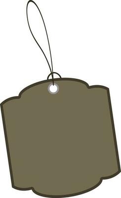 Flat style price tag icon.