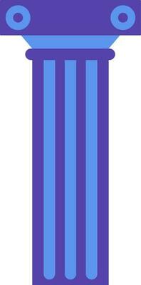 Award column icon in cinema concept.