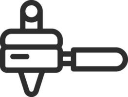 Portafilter icon or symbol in line art. vector