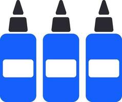 Vector illustration of Glue Bottles.