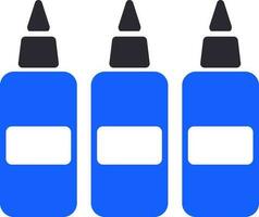 Vector illustration of Glue Bottles.