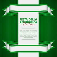 festa della republica italiana, 2 giungno, Italia república día 2 junio, Italia nacional bandera. celebracion antecedentes vector