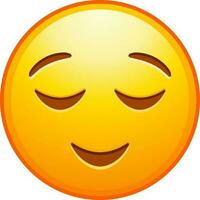 Big set of yellow emoji. Funny emoticons faces with facial expressions. vector