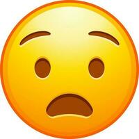 Big set of yellow emoji. Funny emoticons faces with facial expressions. vector