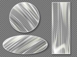 Plastic stretch film for wrapping vector