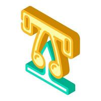 catches furniture hardware fitting isometric icon vector illustration