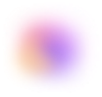 Blobs Mesh Gradient Transparent that Faded PNG