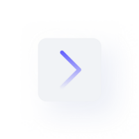 White Neumorphism button icon chevron right png