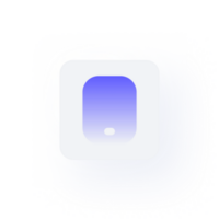 white neumorphism button icon table png