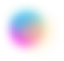 Blobs Mesh Gradient Transparent that Faded PNG