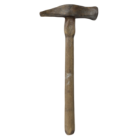 3D Rendering Of Old Hammer png